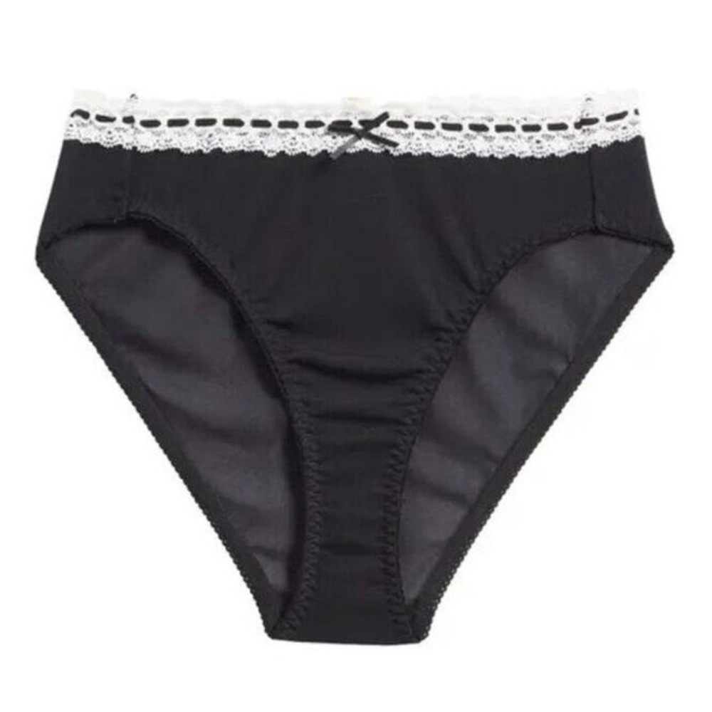NWT Free People SET OF 2 So Sweet Bikini Panty Mesh Underwear Large
